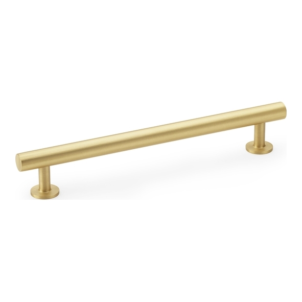 AW814-160-SB • 160mm c/c • Satin Brass • Alexander & Wilks Round T-Bar Cabinet Pull Handle